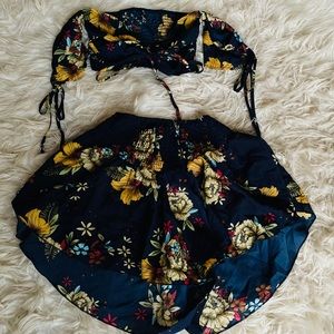 Floral two piece set